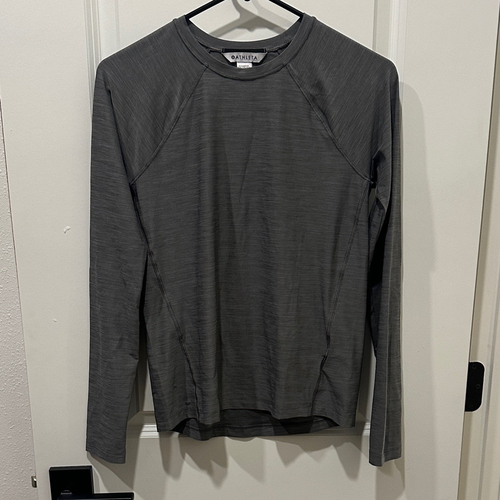 Athleta Women’s Long-Sleeve Crew in Dark Gray